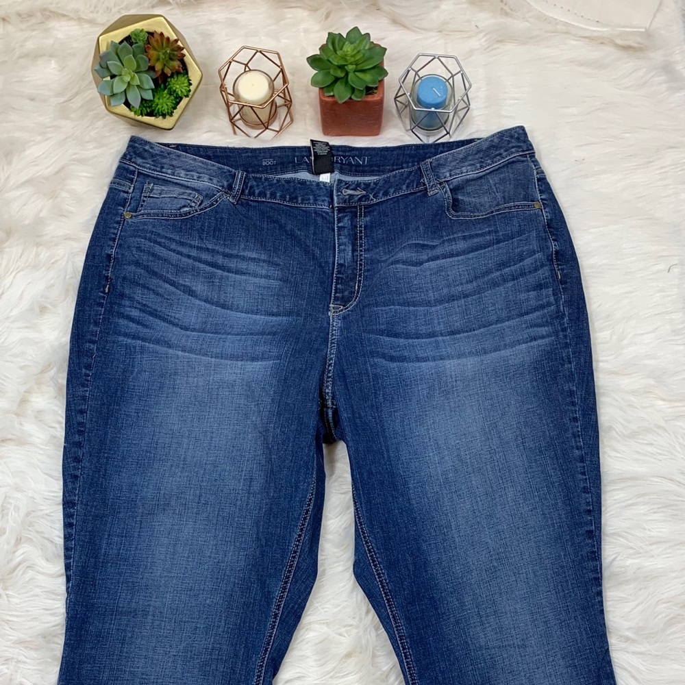 Land Bryant mid rise boot cut jeans size 22 long